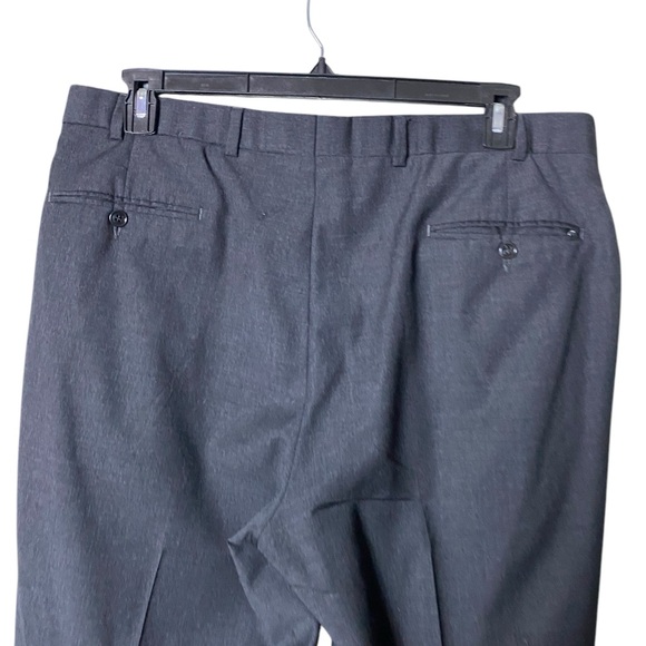 Brooks Brothers Mens Wool Pants Size 38 Classic Professional Preppy Dark Grey - Picture 5 of 8